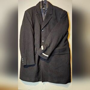 NWT - Pronto Uomo 3 Button Men's Wool/Cashmere coat